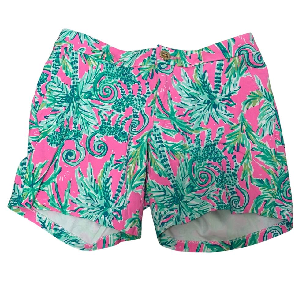 Lilly Pulitzer Chino‎ shorts "Lilly's B&B" Callahan shorts white label vintage